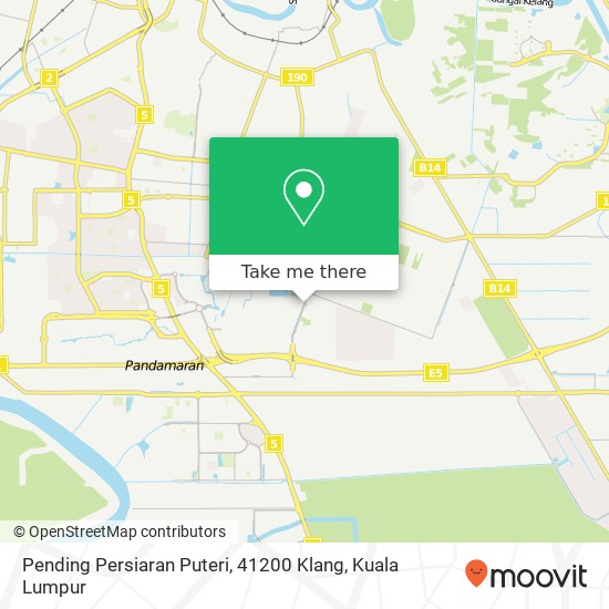 Pending Persiaran Puteri, 41200 Klang map