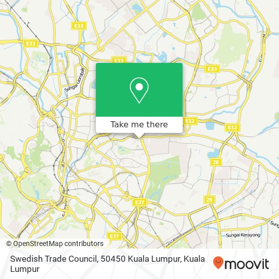 Swedish Trade Council, 50450 Kuala Lumpur map