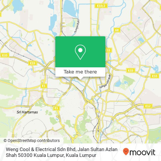 Weng Cool & Electrical Sdn Bhd, Jalan Sultan Azlan Shah 50300 Kuala Lumpur map