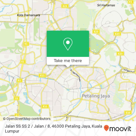 Jalan SS SS 2 / Jalan / 8, 46300 Petaling Jaya map