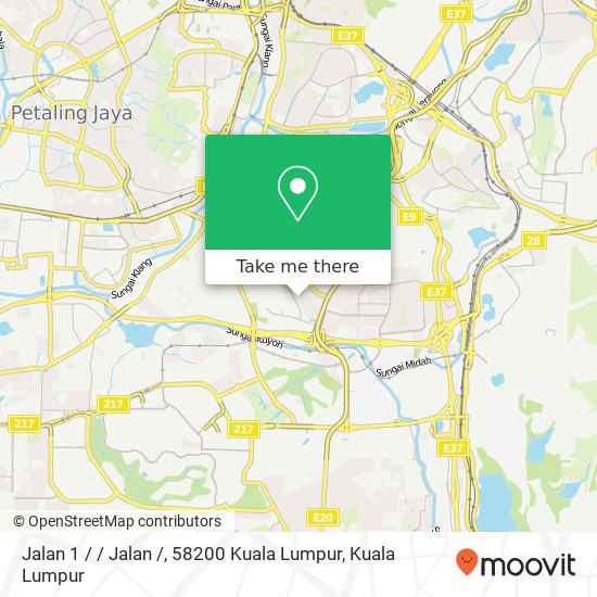 Jalan 1 / / Jalan /, 58200 Kuala Lumpur map