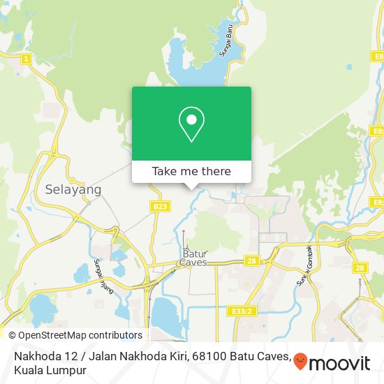 Peta Nakhoda 12 / Jalan Nakhoda Kiri, 68100 Batu Caves