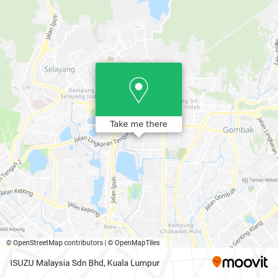 Peta ISUZU Malaysia Sdn Bhd