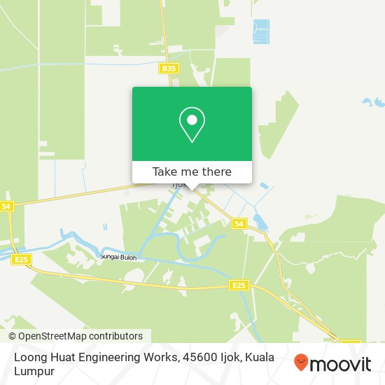 Loong Huat Engineering Works, 45600 Ijok map