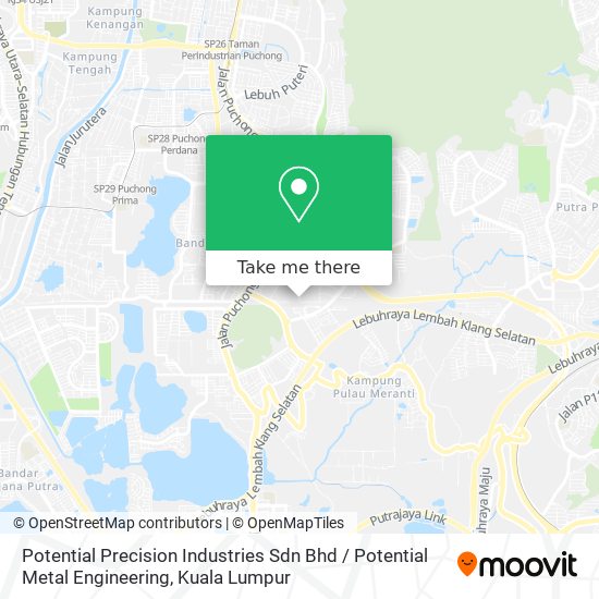 Potential Precision Industries Sdn Bhd / Potential Metal Engineering map