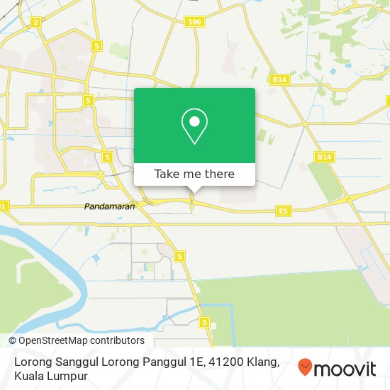 Lorong Sanggul Lorong Panggul 1E, 41200 Klang map