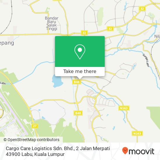 Cargo Care Logistics Sdn. Bhd., 2 Jalan Merpati 43900 Labu map