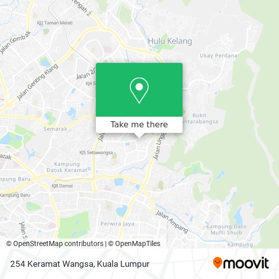 254 Keramat Wangsa map