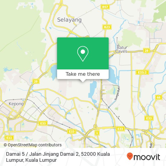 Damai 5 / Jalan Jinjang Damai 2, 52000 Kuala Lumpur map