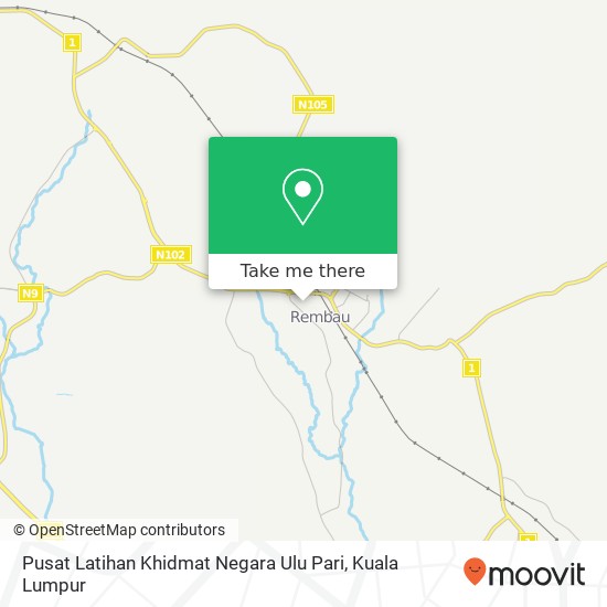 Pusat Latihan Khidmat Negara Ulu Pari map