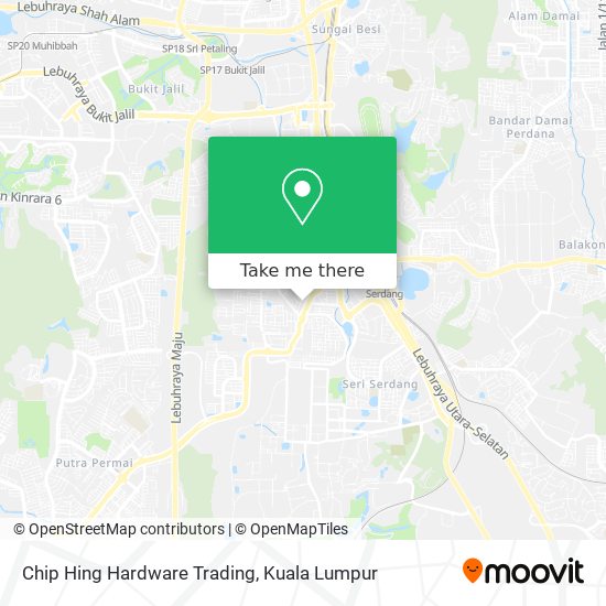 Chip Hing Hardware Trading map