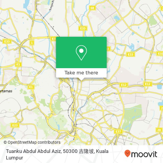 Tuanku Abdul Abdul Aziz, 50300 吉隆坡 map