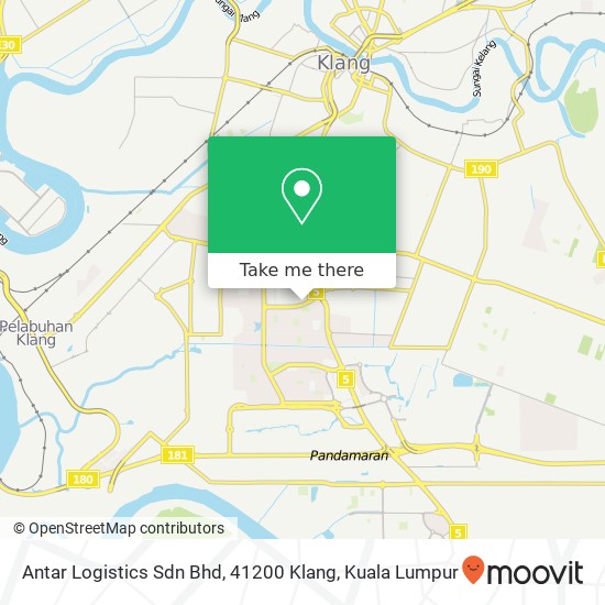 Antar Logistics Sdn Bhd, 41200 Klang map