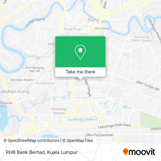 RHB Bank Berhad map