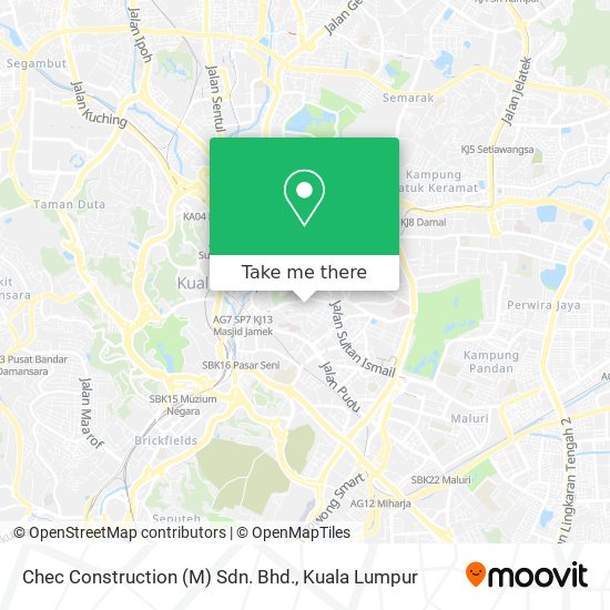 Chec Construction (M) Sdn. Bhd. map