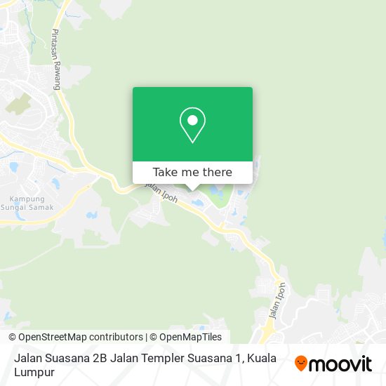 Jalan Suasana 2B Jalan Templer Suasana 1 map