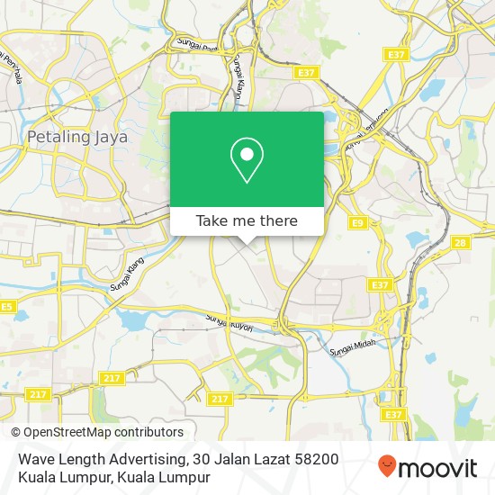 Wave Length Advertising, 30 Jalan Lazat 58200 Kuala Lumpur map