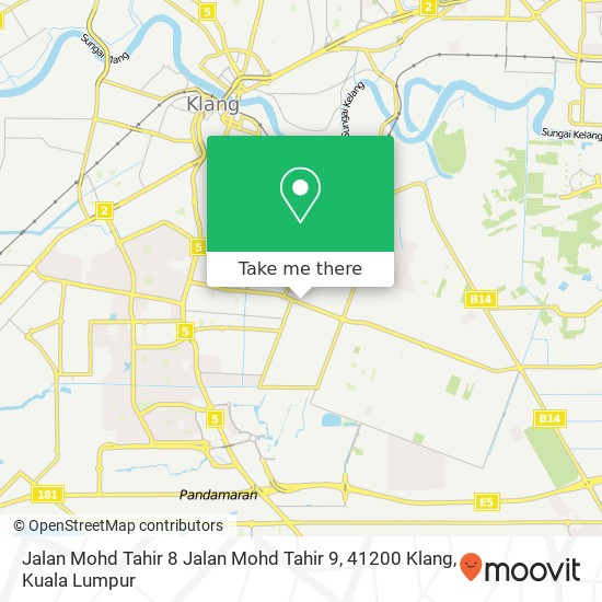 Peta Jalan Mohd Tahir 8 Jalan Mohd Tahir 9, 41200 Klang