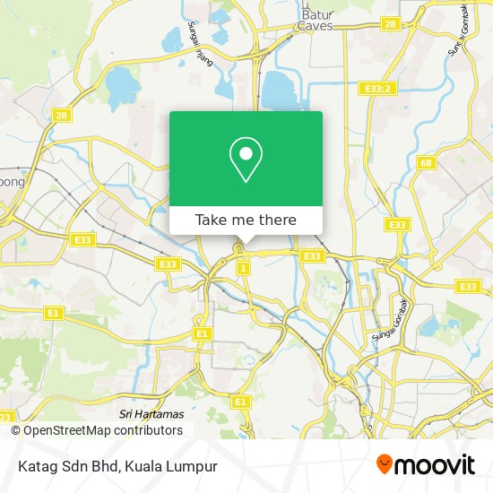 Katag Sdn Bhd map