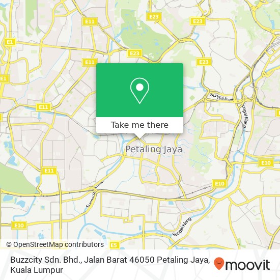 Buzzcity Sdn. Bhd., Jalan Barat 46050 Petaling Jaya map