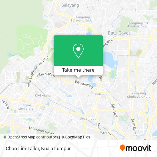 Choo Lim Tailor map