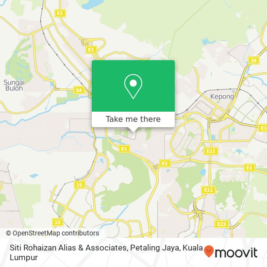 Siti Rohaizan Alias & Associates, Petaling Jaya map