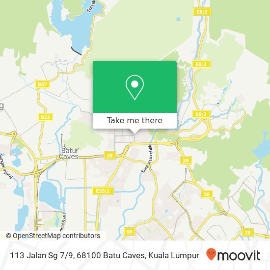 113 Jalan Sg 7 / 9, 68100 Batu Caves map