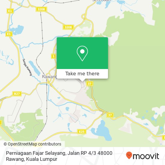 Peta Perniagaan Fajar Selayang, Jalan RP 4 / 3 48000 Rawang