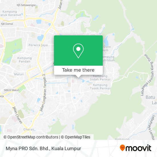 Myna PRO Sdn. Bhd. map