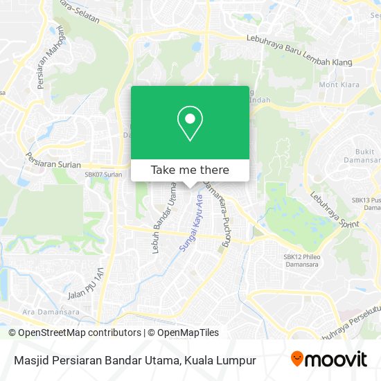Masjid Persiaran Bandar Utama map