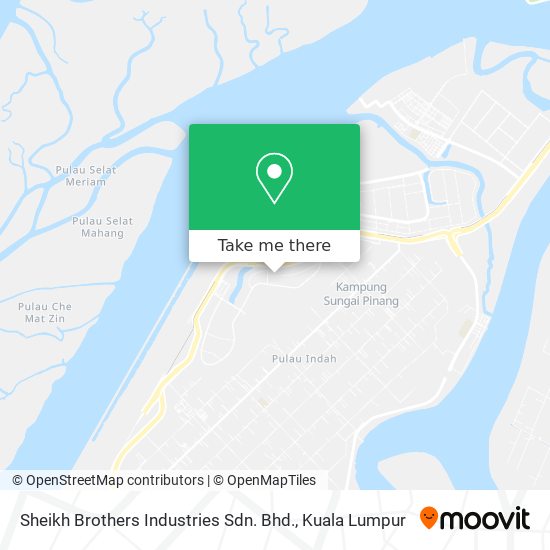 Sheikh Brothers Industries Sdn. Bhd. map