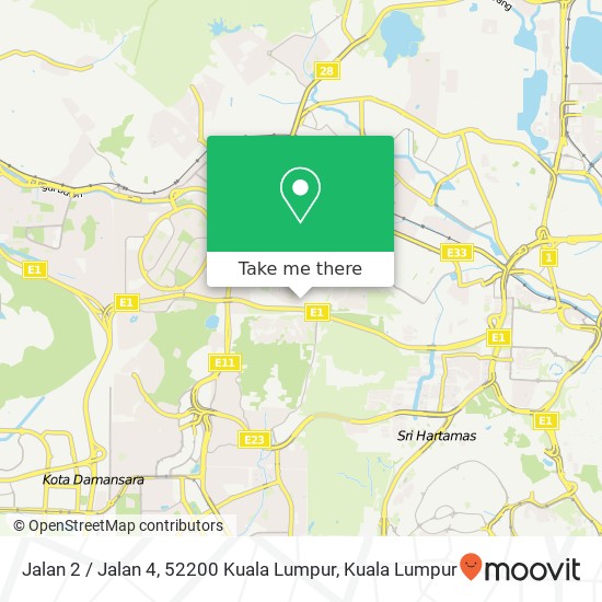 Peta Jalan 2 / Jalan 4, 52200 Kuala Lumpur
