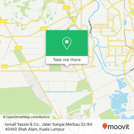 Ismail Yassin & Co., Jalan Sungai Merbau 32 / 84 40460 Shah Alam map
