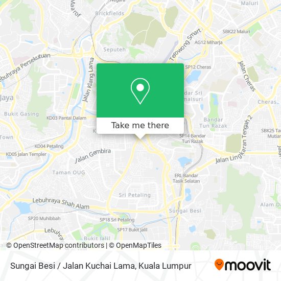 Sungai Besi / Jalan Kuchai Lama map