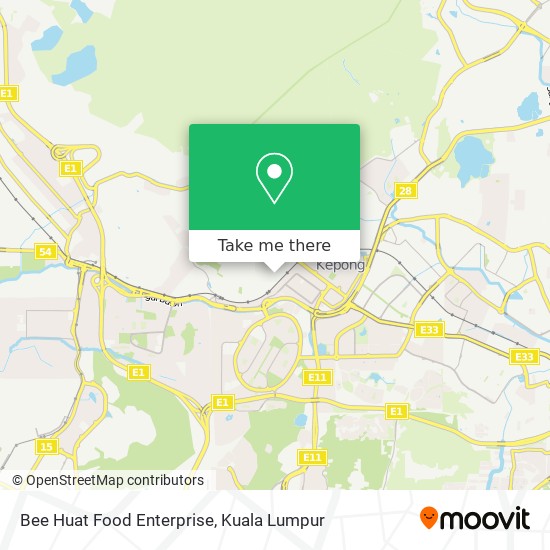 Bee Huat Food Enterprise map