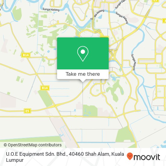 U.O.E Equipment Sdn. Bhd., 40460 Shah Alam map