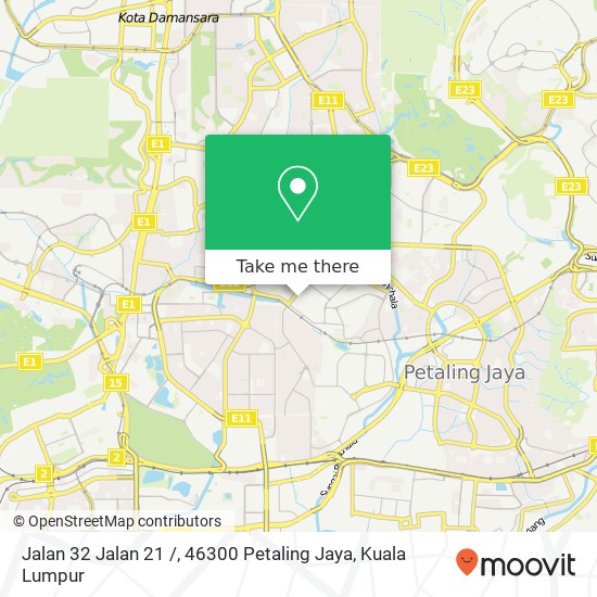 Jalan 32 Jalan 21 /, 46300 Petaling Jaya map