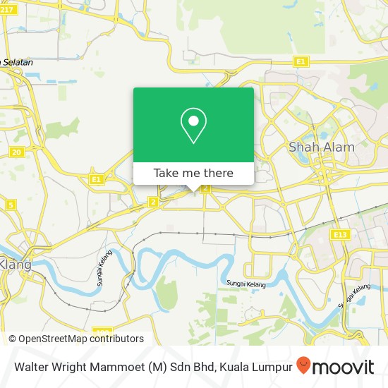 Walter Wright Mammoet (M) Sdn Bhd map