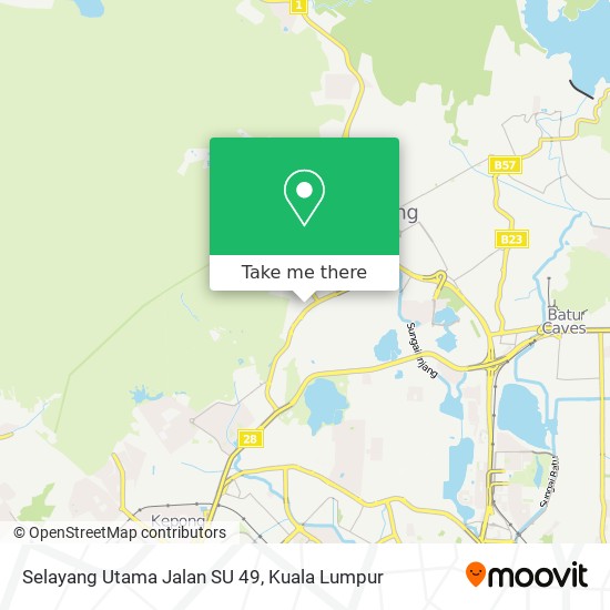 Peta Selayang Utama Jalan SU 49