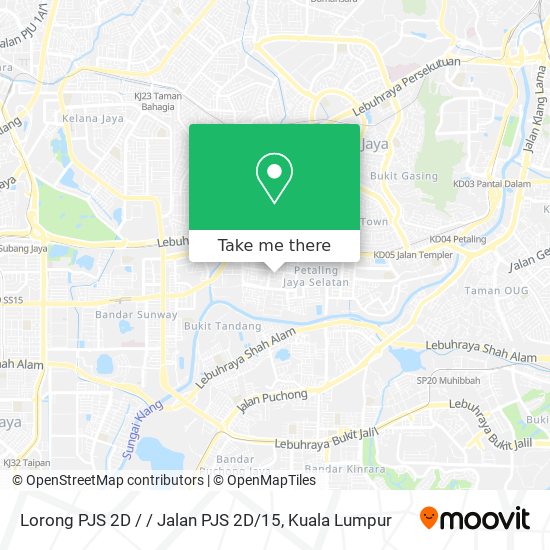 Lorong PJS 2D / / Jalan PJS 2D / 15 map