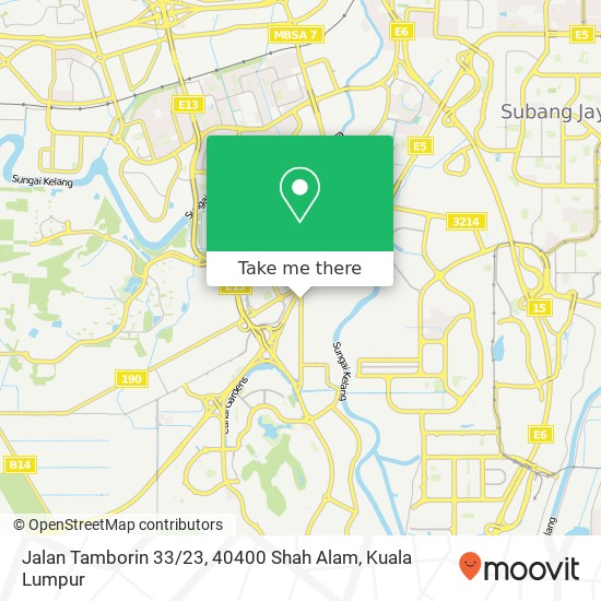 Jalan Tamborin 33 / 23, 40400 Shah Alam map