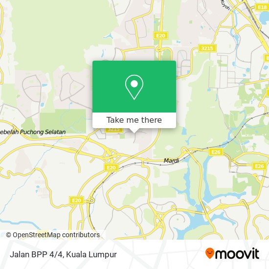 Jalan BPP 4/4 map