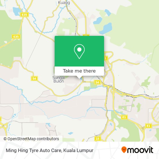 Peta Ming Hing Tyre Auto Care