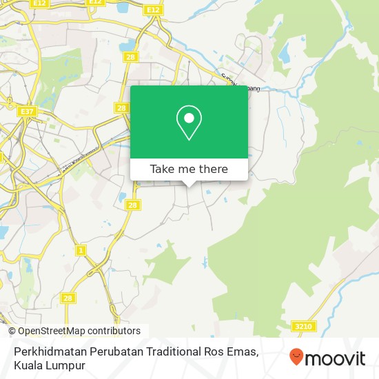 Perkhidmatan Perubatan Traditional Ros Emas map