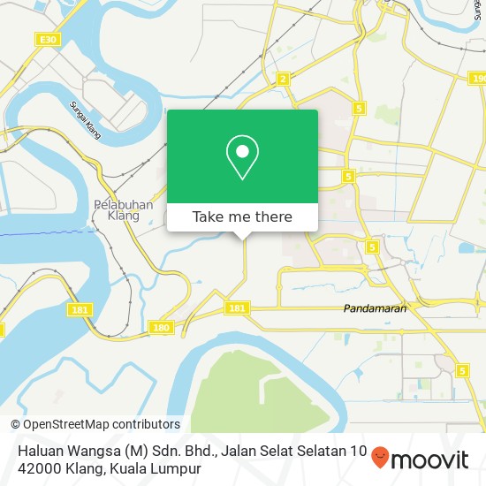 Peta Haluan Wangsa (M) Sdn. Bhd., Jalan Selat Selatan 10 42000 Klang