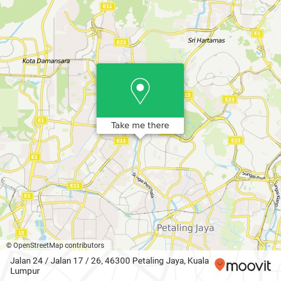 Jalan 24 / Jalan 17 / 26, 46300 Petaling Jaya map