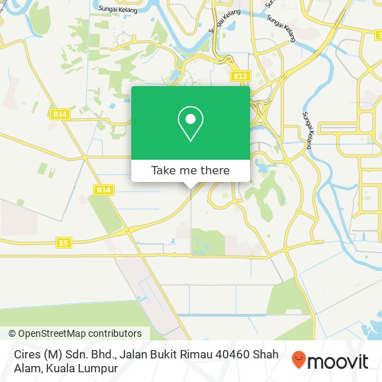 Cires (M) Sdn. Bhd., Jalan Bukit Rimau 40460 Shah Alam map