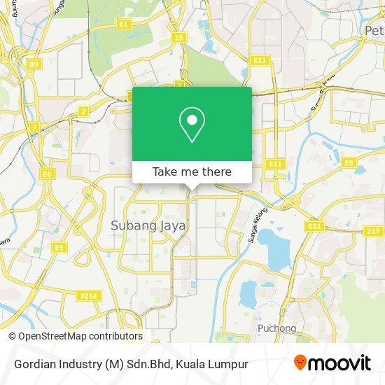 Gordian Industry (M) Sdn.Bhd map