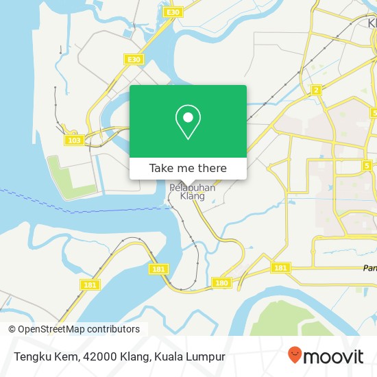 Peta Tengku Kem, 42000 Klang