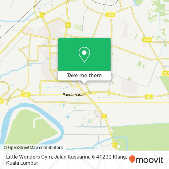 Little Wonders Gym, Jalan Kasuarina 6 41200 Klang map